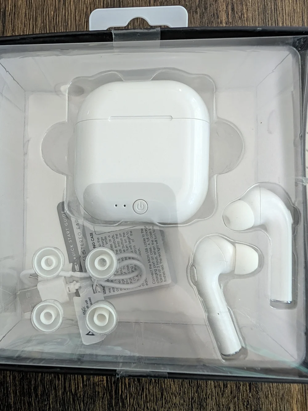 Hype Air Play Wireless Earbuds - White